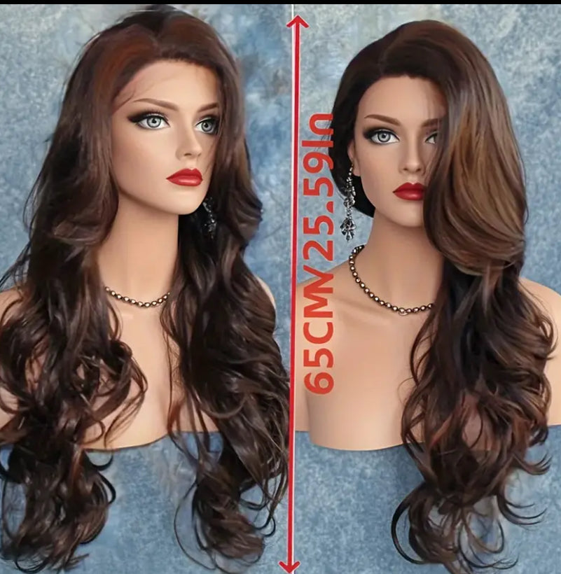 Brown elegance curls wig