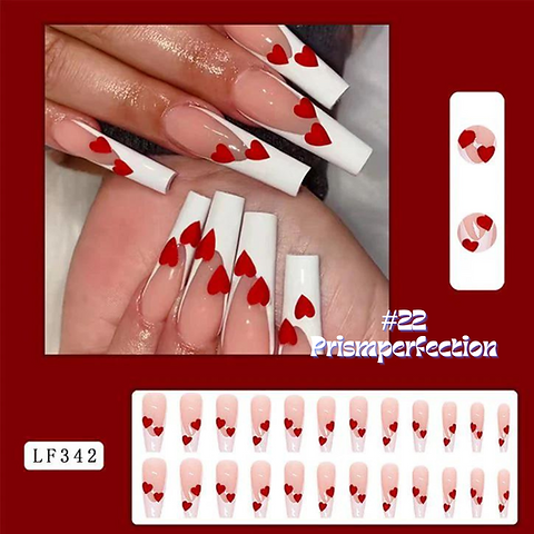 3 pairs of False nail press on