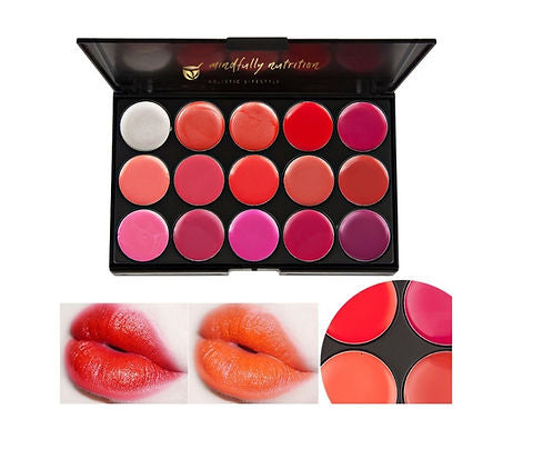 15 cooor lipstick pallet