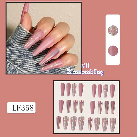 3 pairs of False nail press on