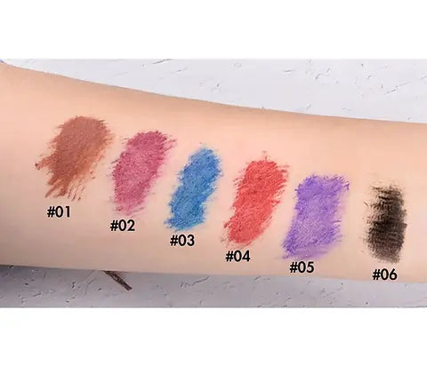 6 color thick long lasting waterproof mascara