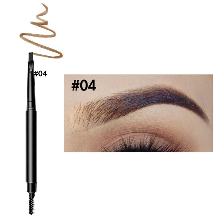 6 colors gold tube eyebrow pencil
