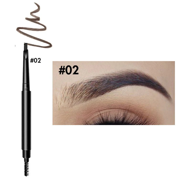 6 colors gold tube eyebrow pencil