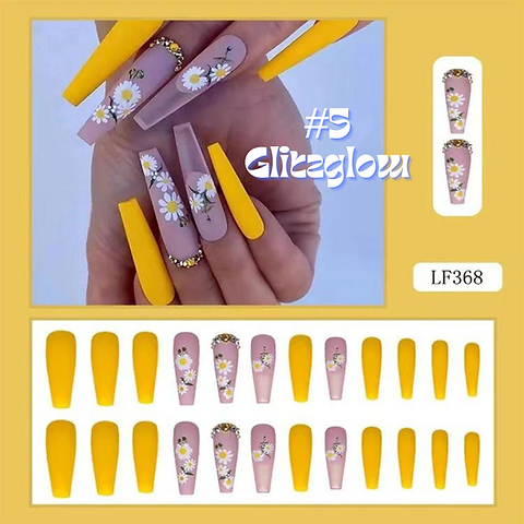 3 pairs of False nail press on