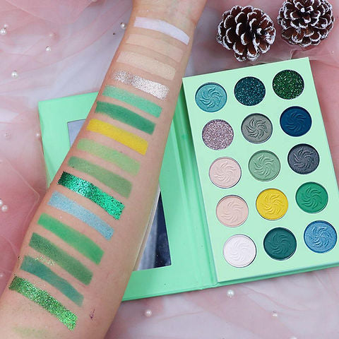 15 colors eyeshadow pallet