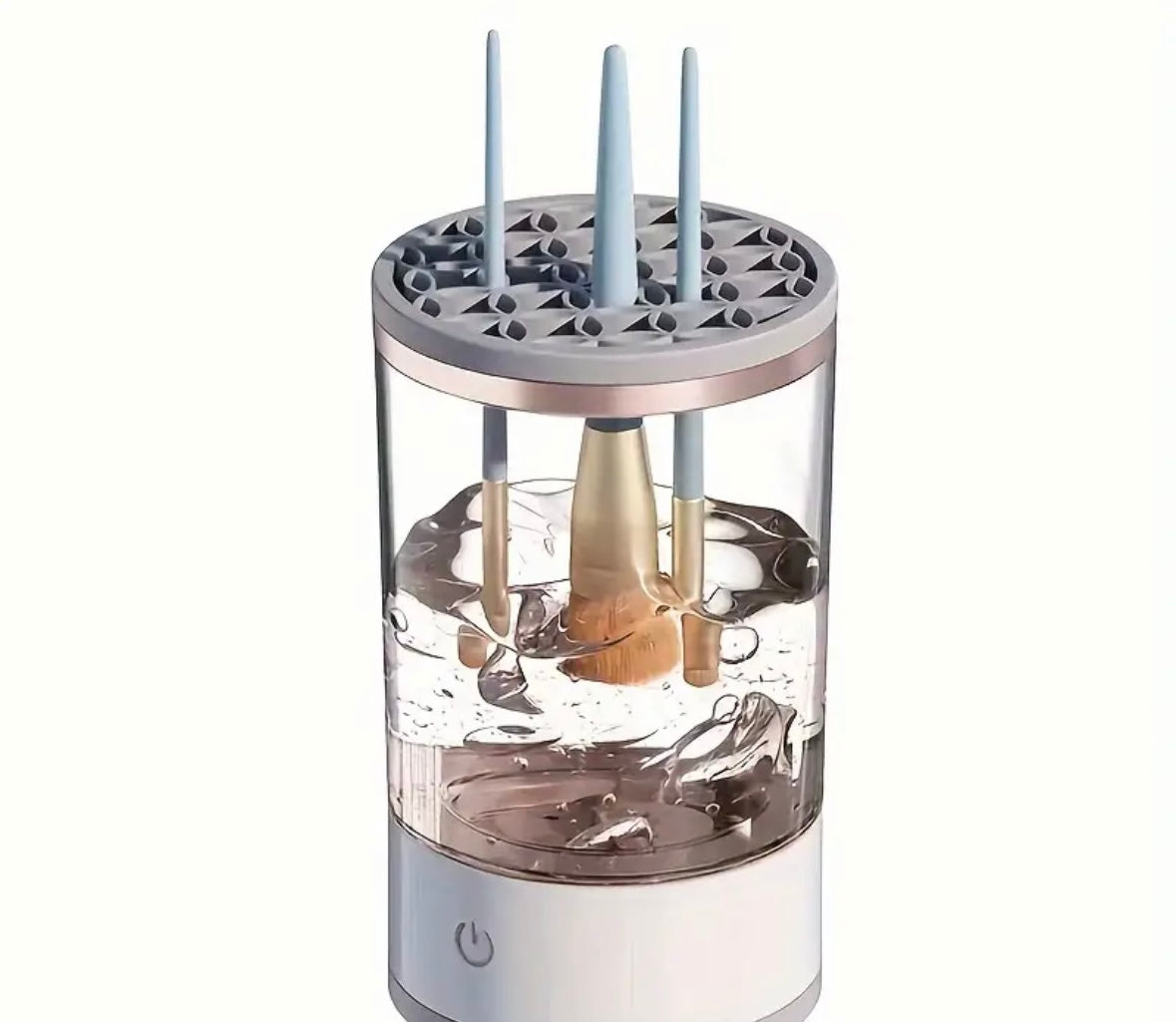 Electric cosmetic brush cleanser