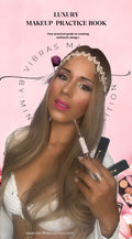 Luxury makeup practice book