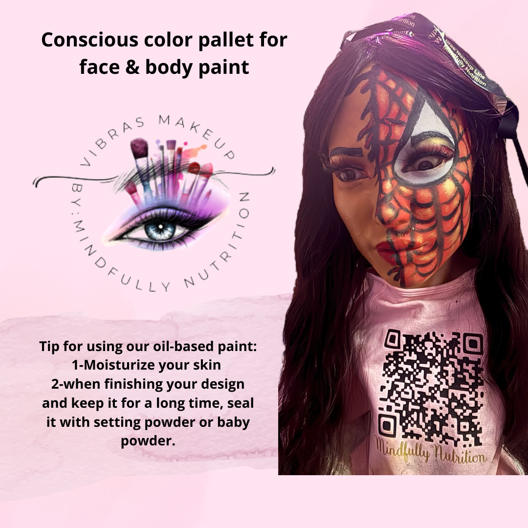 Conscious color pallet for face & body paint