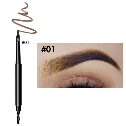 6 colors gold tube eyebrow pencil