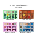 15 colors eyeshadow pallet
