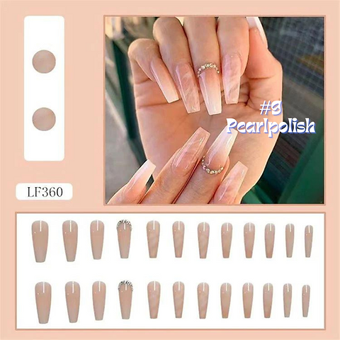 3 pairs of False nail press on