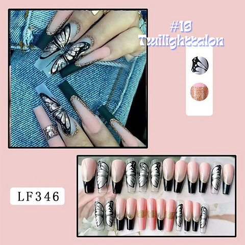3 pairs of False nail press on