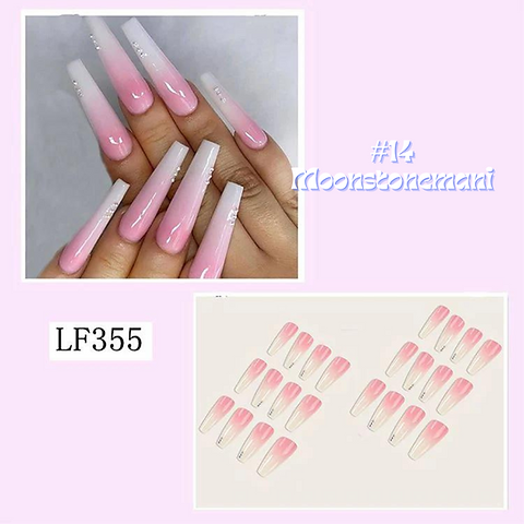 3 pairs of False nail press on