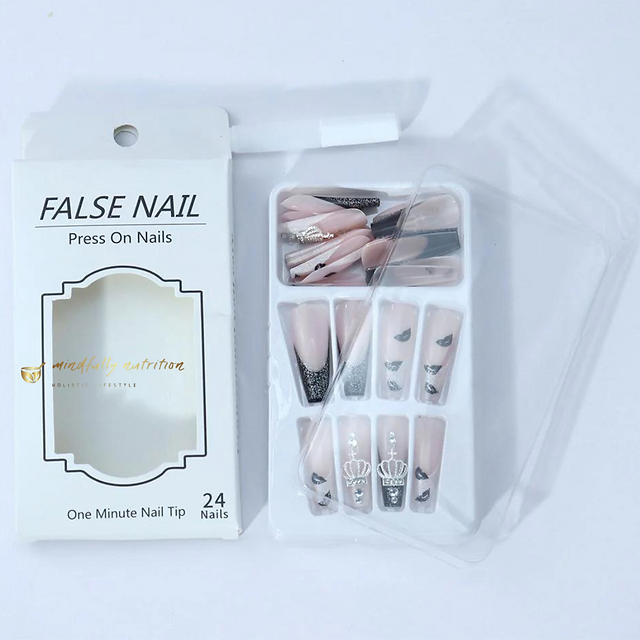 3 pairs of False nail press on