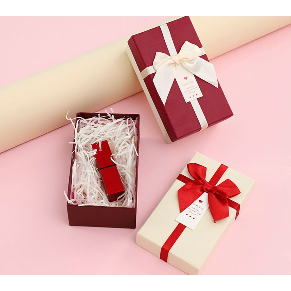 5 colors square gift box