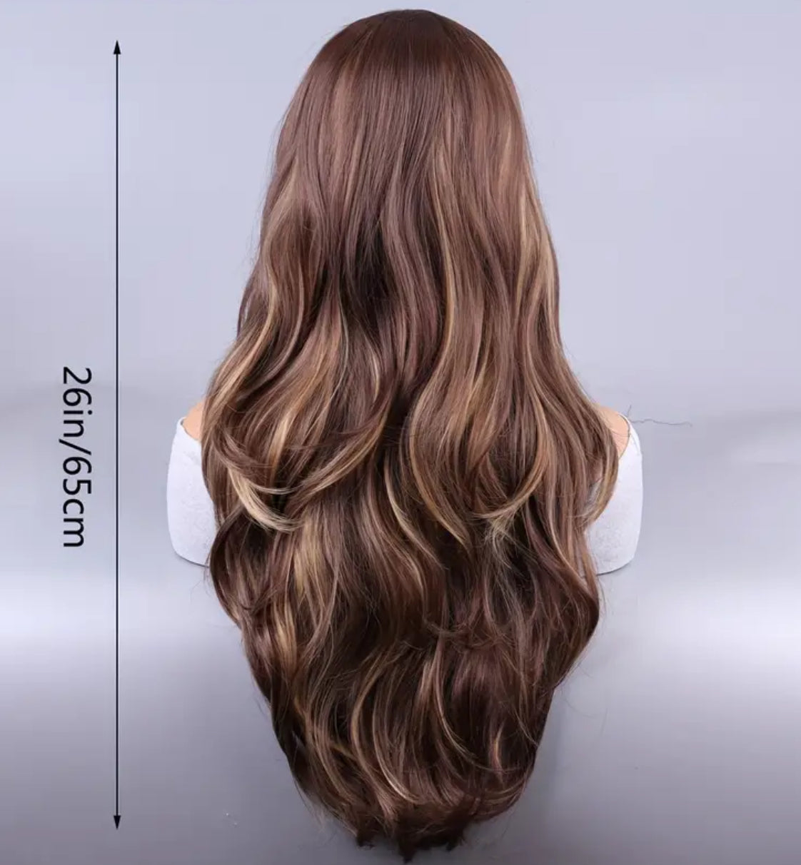 Chic waves brown & blonde blend