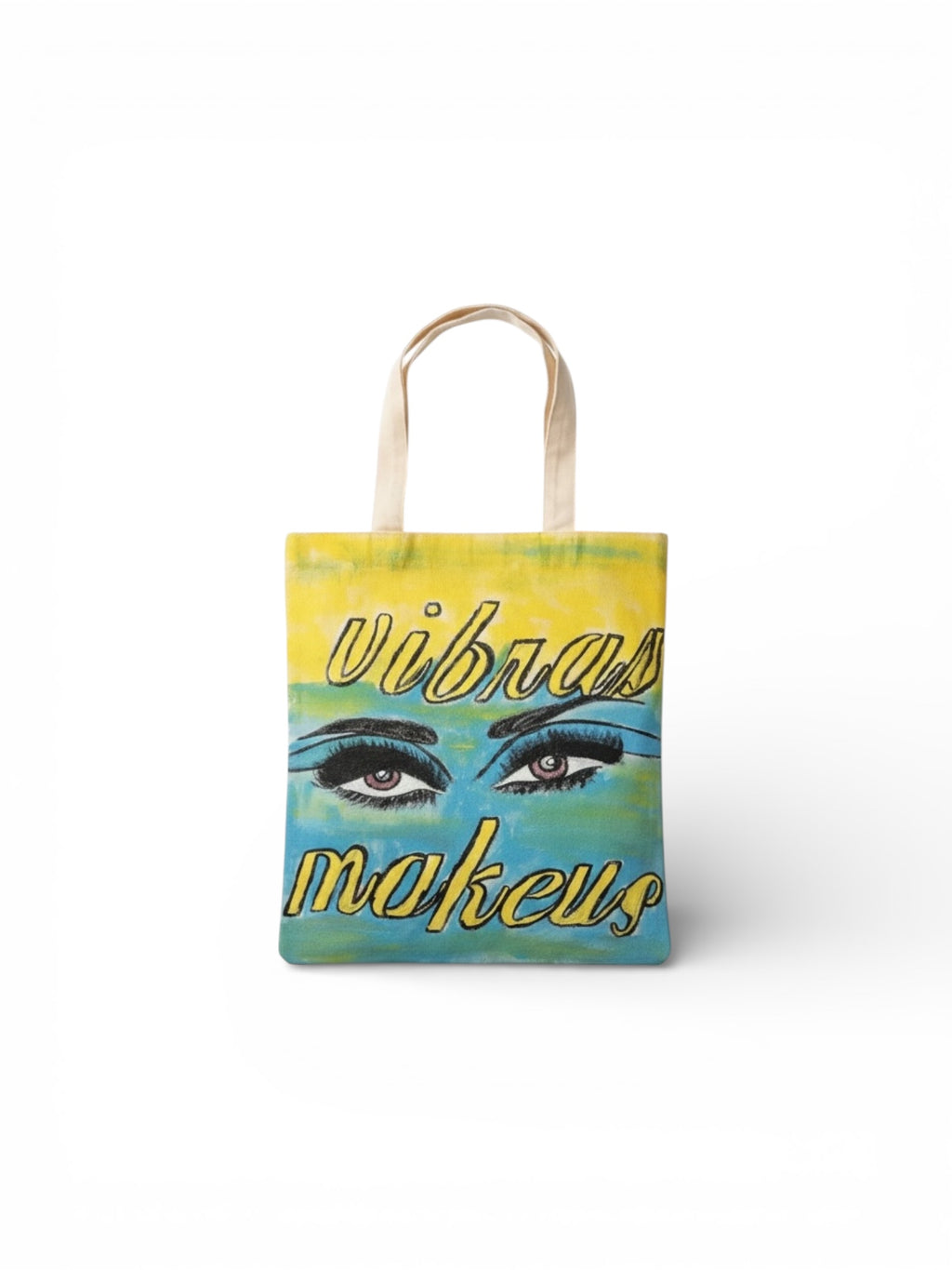 Vibras Makeup – Hand-Painted Tote