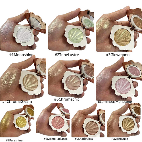 10 colors shell monochrome highlights