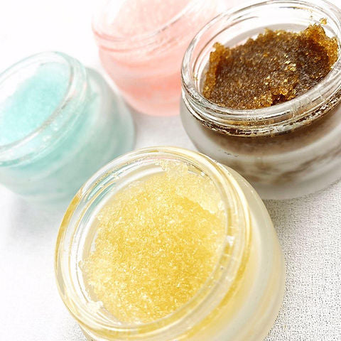 4 kinds of fragrance moisturizing lip scrub