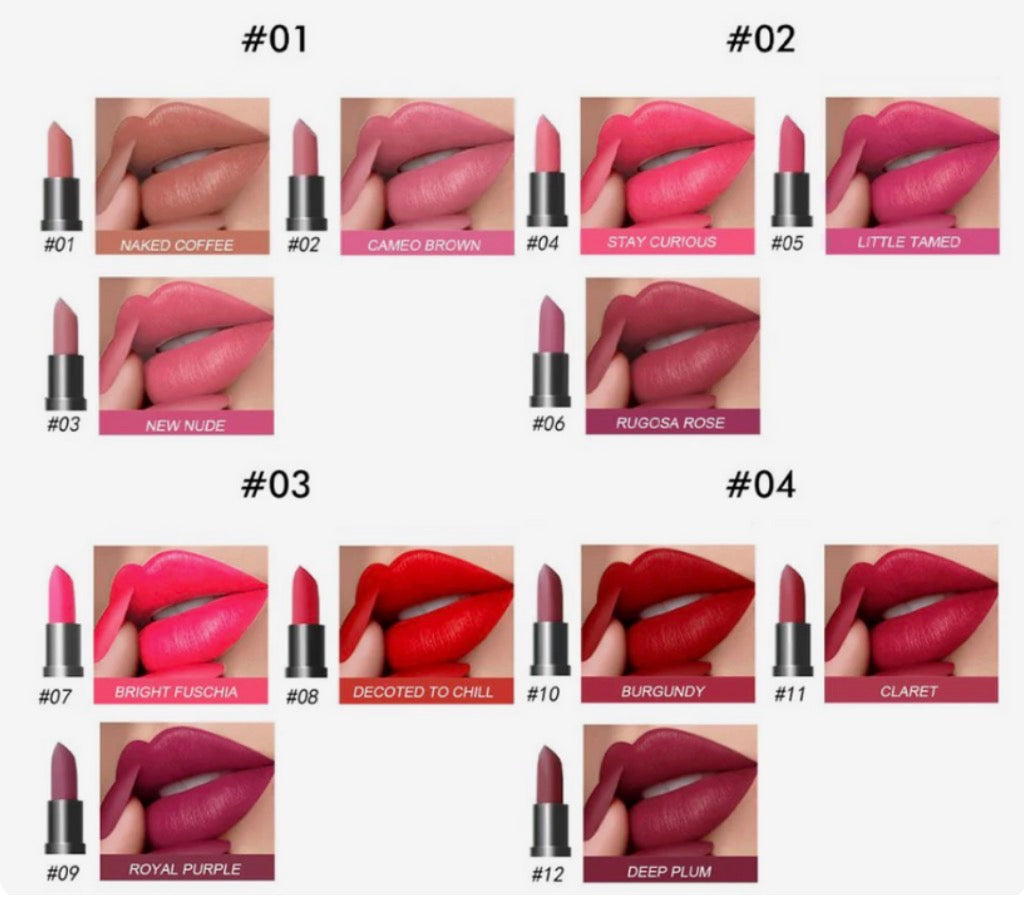 Atabey 3 piece Nude Matte Lipstick’s /Memories of Puerto Rico collection