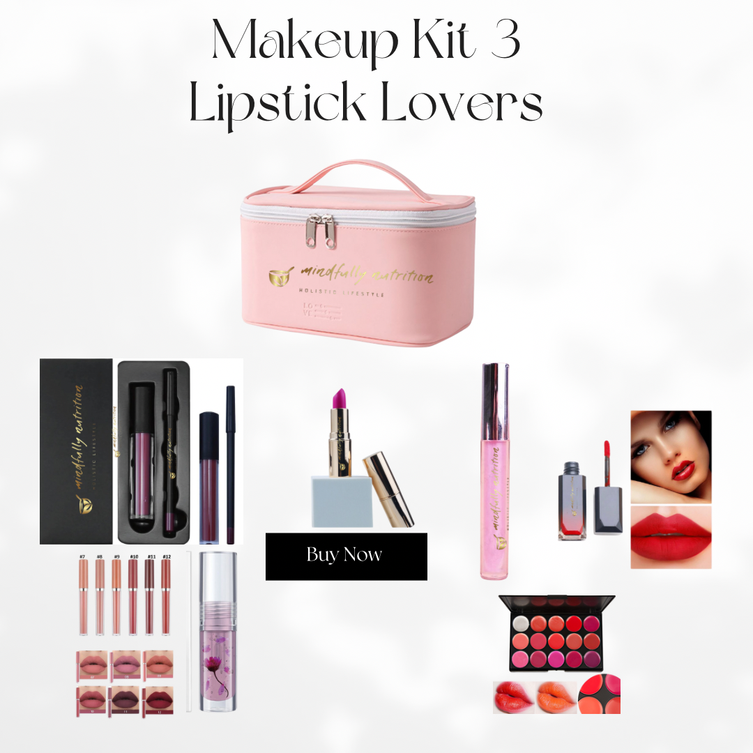 Makeup kit 3 Lipsticks Lovers