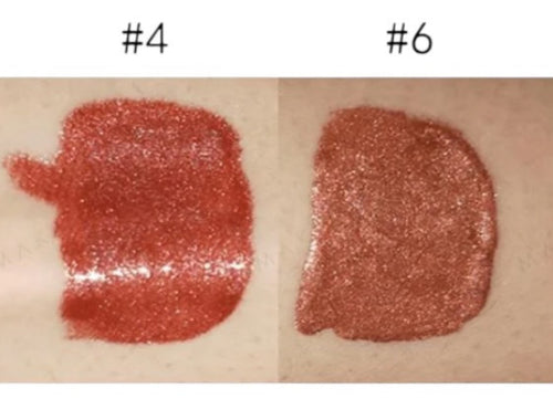 1 of 6 colors Gold Lid Square Tube Nude lip gloses