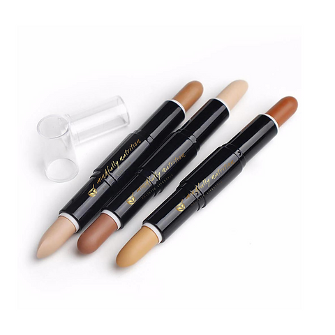 3 kinds of double headed highlight  contouring stick
