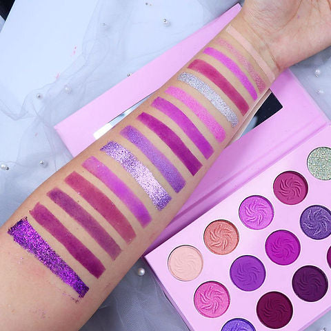 15 colors eyeshadow pallet